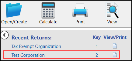 Image of returns under Recent Returns